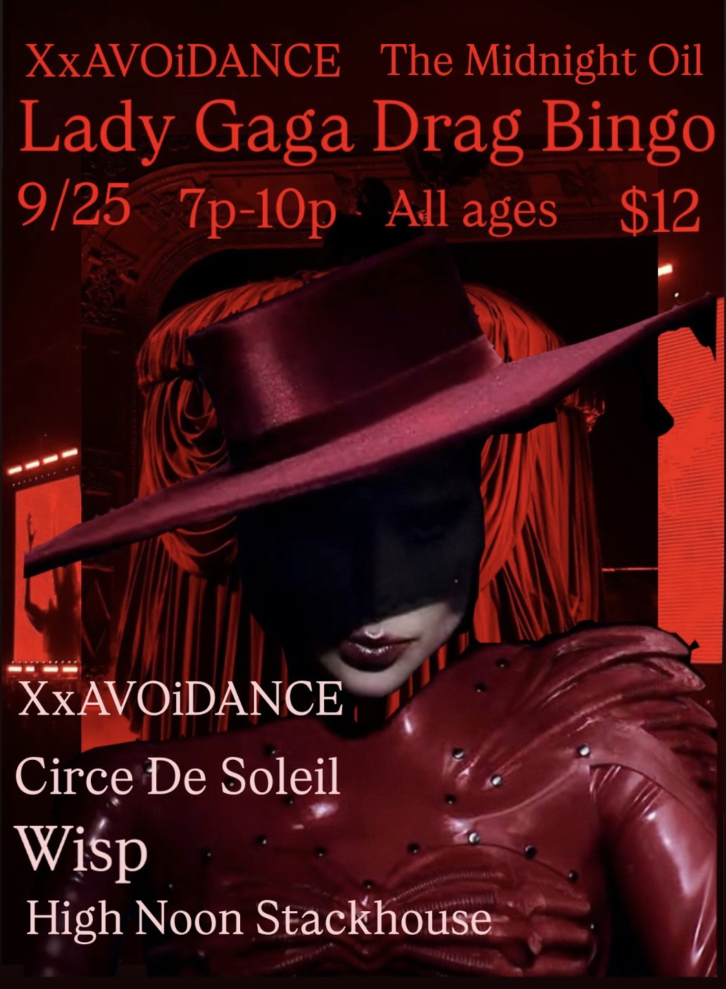 TMO: XxAVOiDANCE Drag Bingo!! 9/25