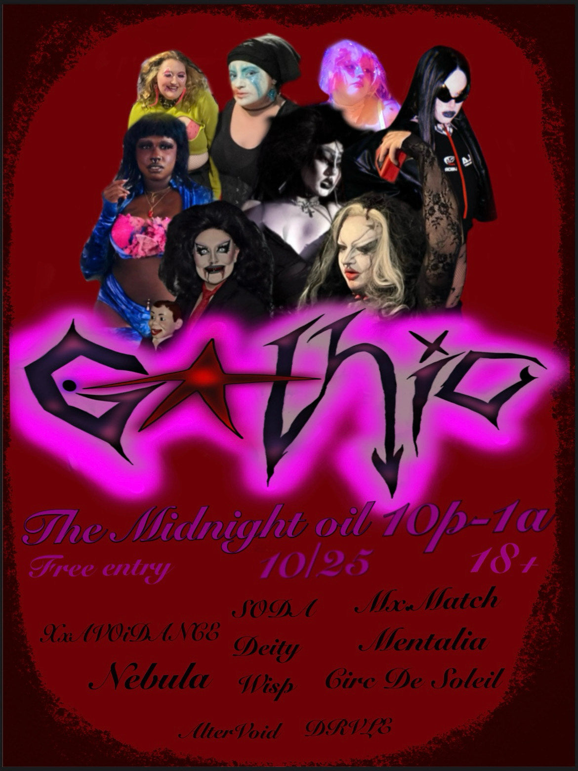 Gothic; A Big Spooky Drag Show (10/25)