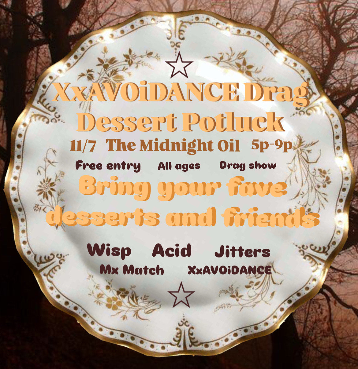 Drag Dessert Potluck (11/7)