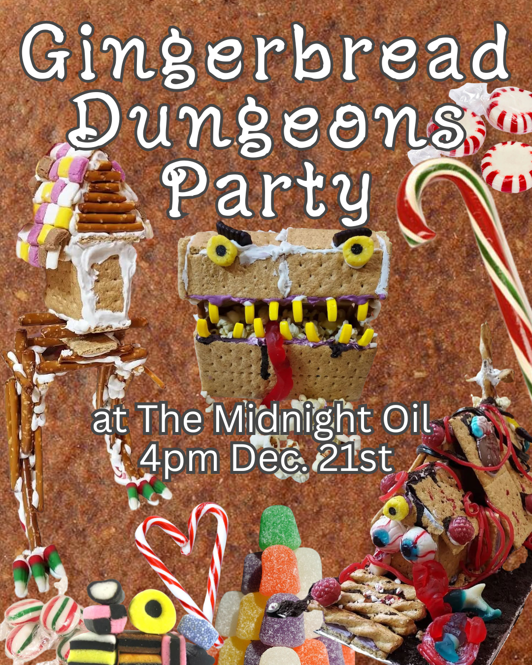 Gingerbread Dungeons Party (12/21)