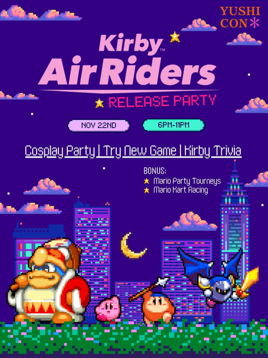 Kirby Air Riders Release Day Party (11/22)