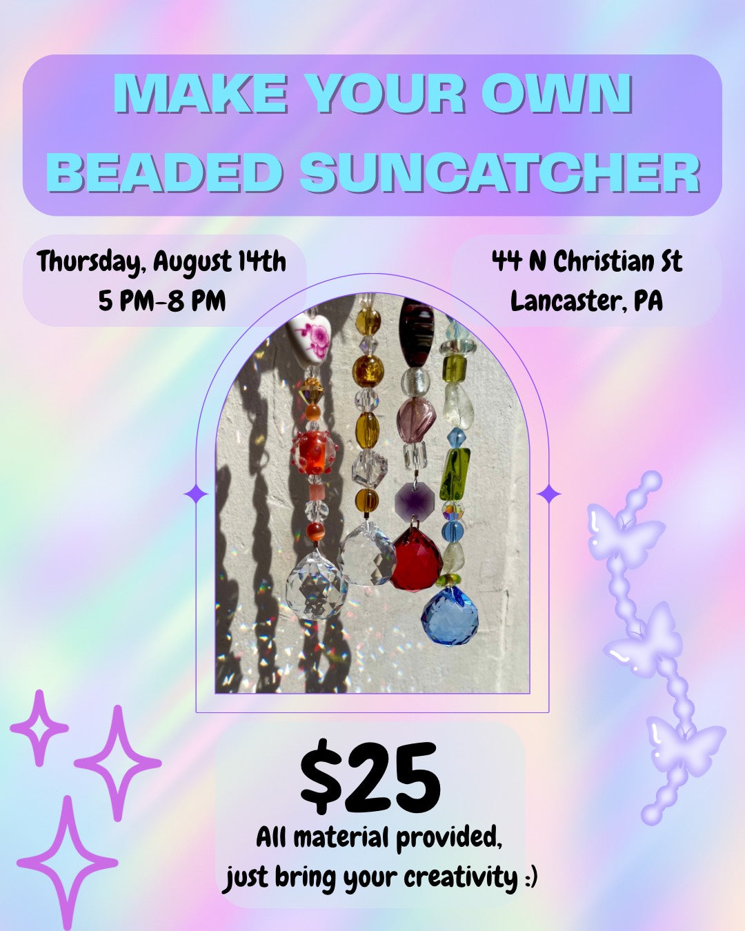 Make Your Own Beaded Suncatcher 08/14