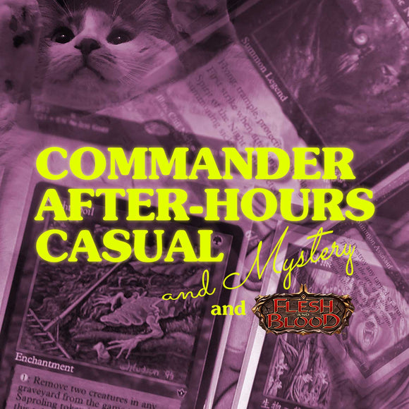 Commander Casual | (December) Every Friday at 6:30PM
