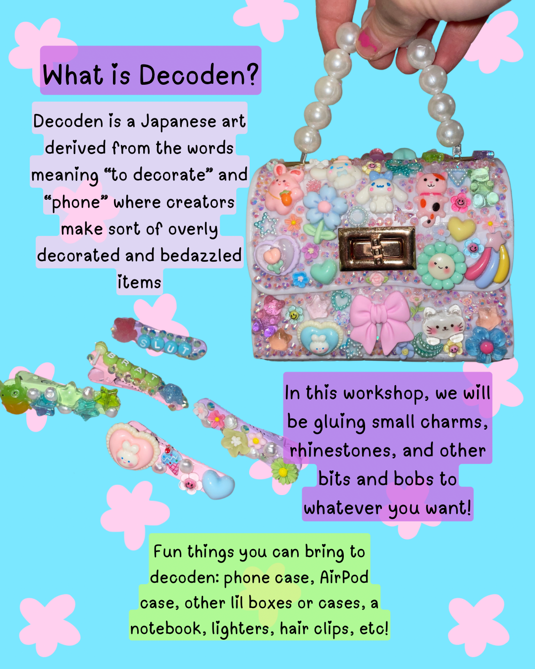 Decoden Workshop with Cult Classics 3/27