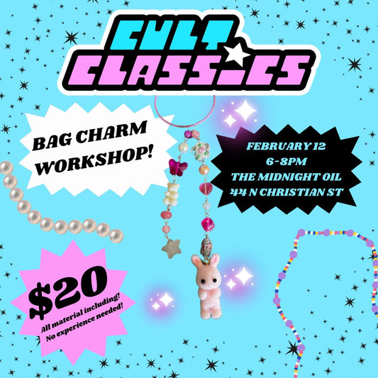 TMO: Bag Charm Workshop w Cult Classics