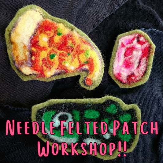 Needle Felted Patch Workshop (4/25)