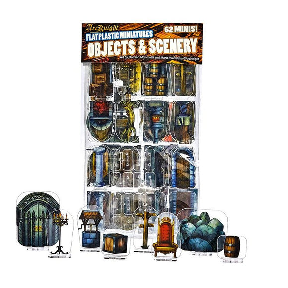 Flat Plastic Minis - Objects