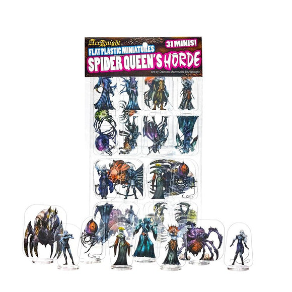 Flat Plastic Minis - Spider Queen's Horde