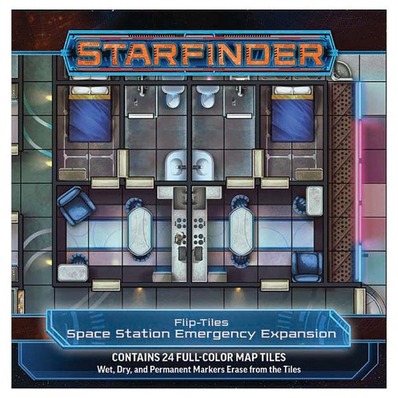 Starfinder Flip Tiles: Space Station Emergency Expansion