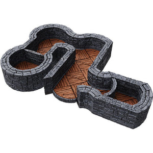 WarLock Tiles: Thick Dungeon Angles & Curves (1-inch)